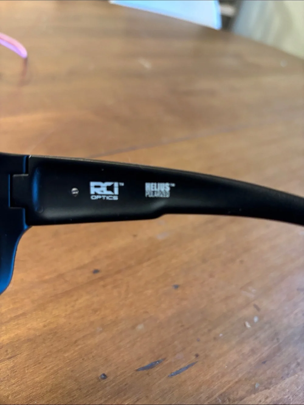 RCI Polarized Sunglasses power plant black with gold mirror lens